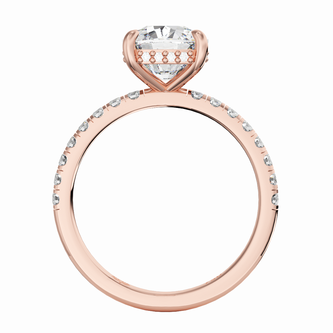 Delphine Lumière Cushion Cut Diamond Band