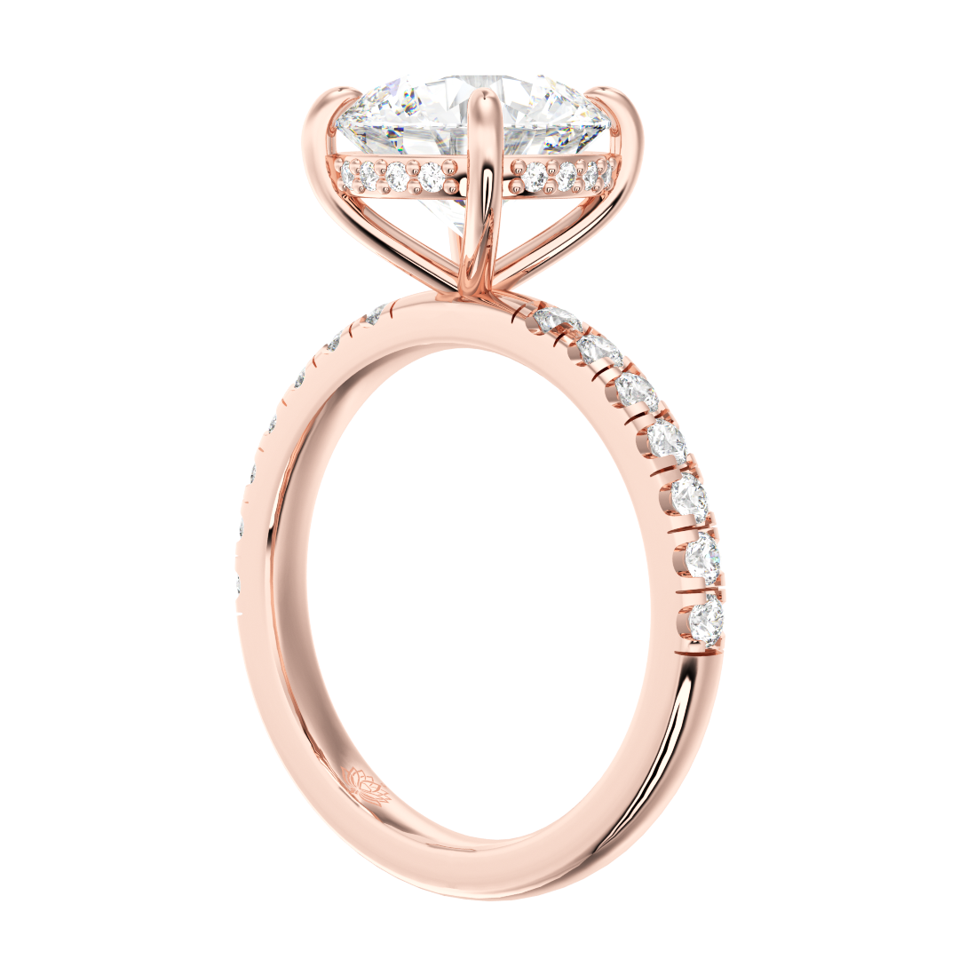 Beatrice Luminescence Round Diamond Ring