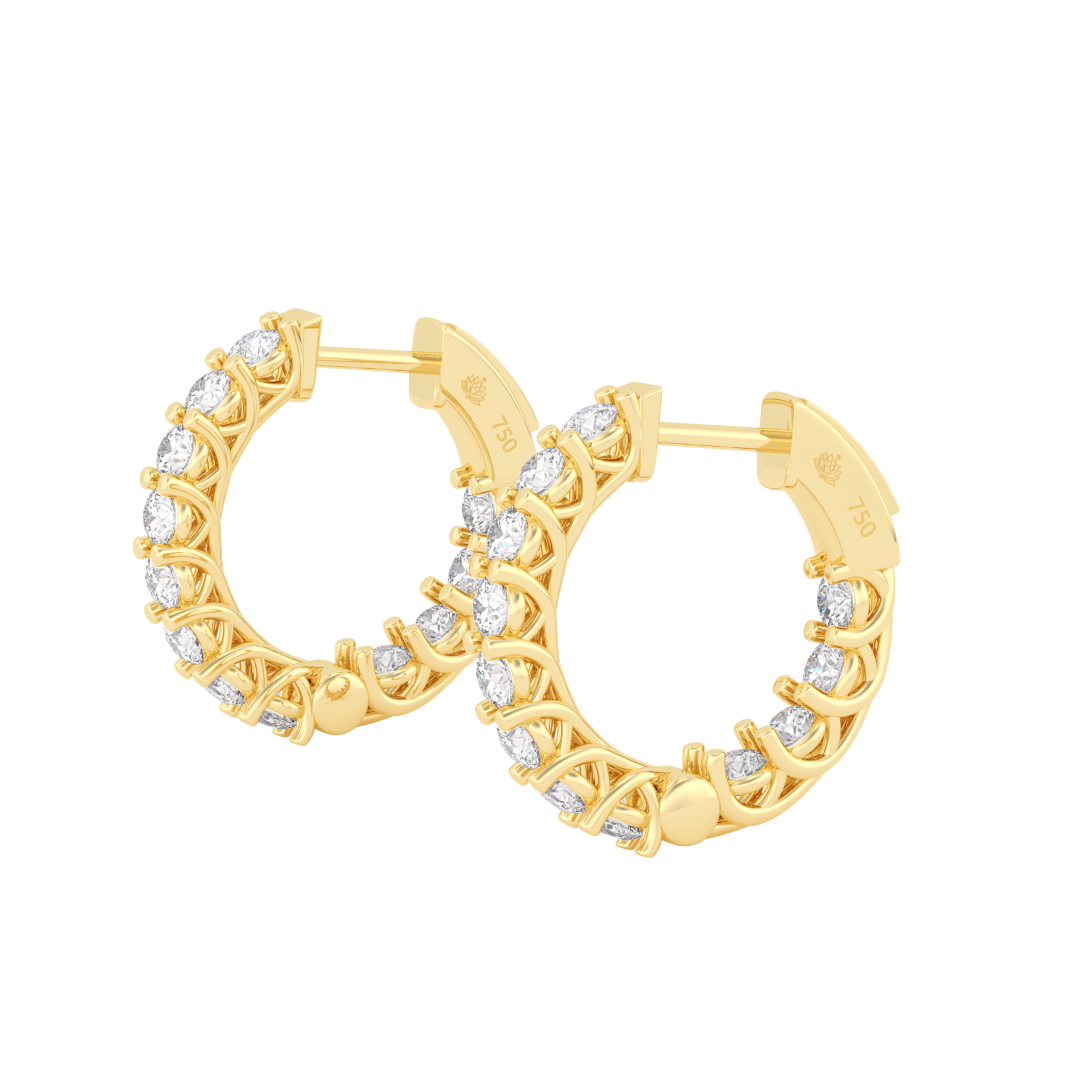 Séverine Inversion Diamond Earrings