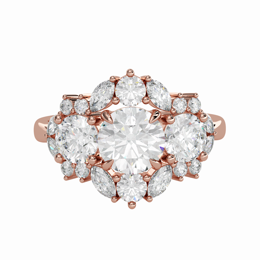 Ophelia Constellation Marquise Band