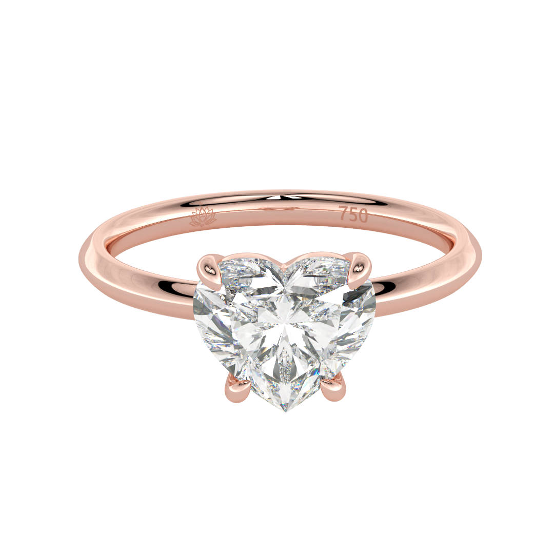 Fabienne Heart Diamond Engagement Ring