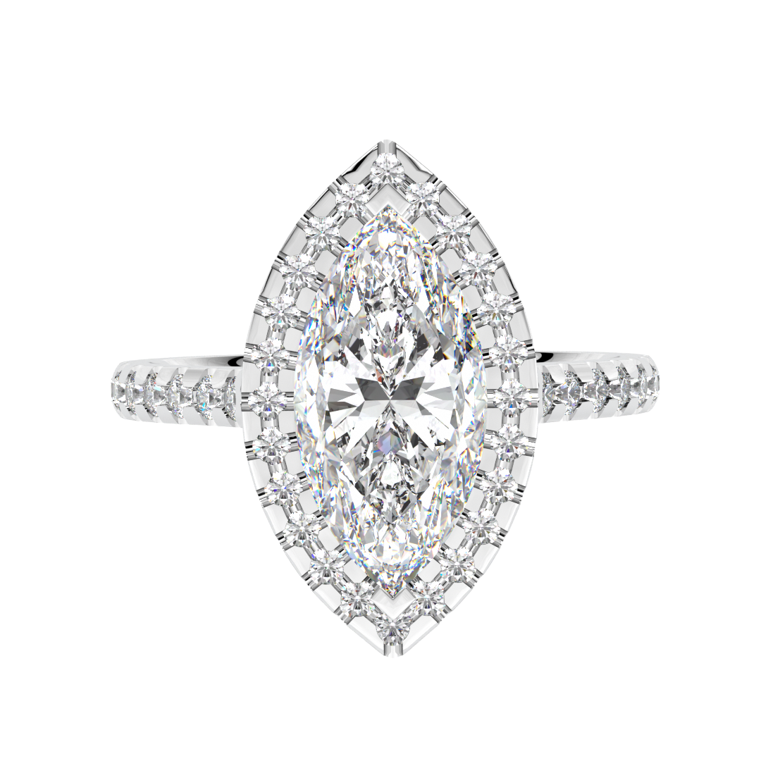 Régine Marquise Cut Diamond Engagement