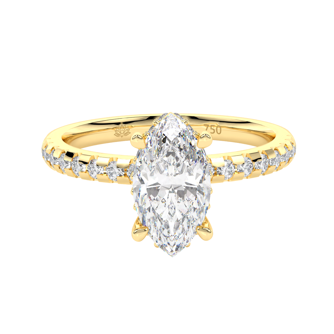 Valérie Marquise Cut Diamond Engagement Ring