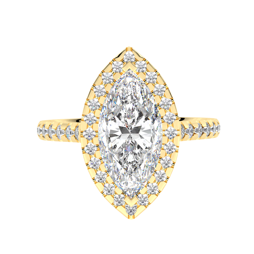 Régine Marquise Cut Diamond Engagement