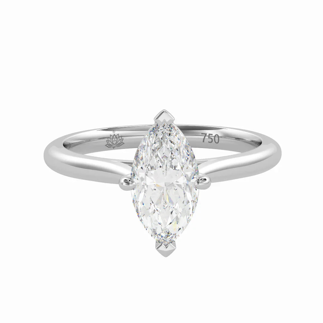 Vivienne Marquise Solitaire Diamond Ring