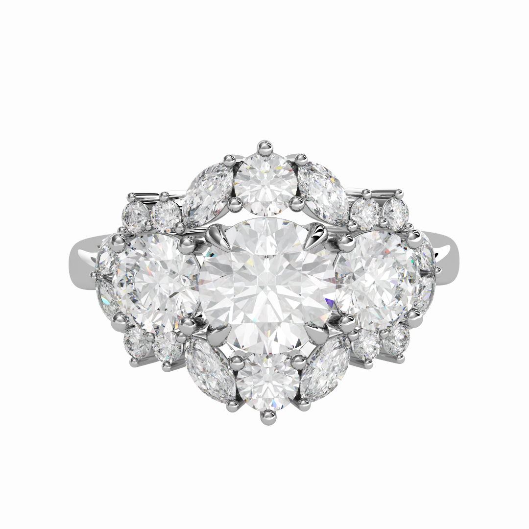 Ophelia Constellation Marquise Band