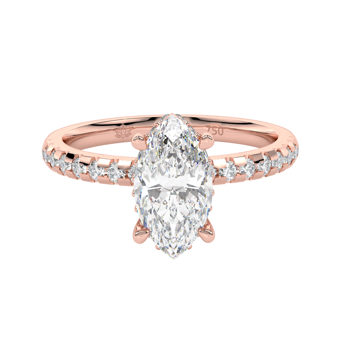 Valérie Marquise Cut Diamond Engagement Ring