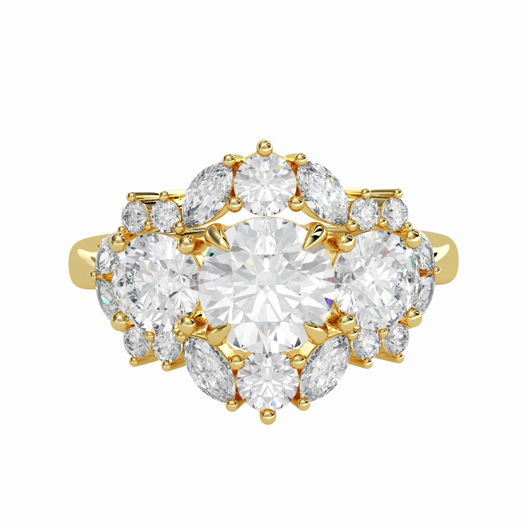 Ophelia Constellation Marquise Band
