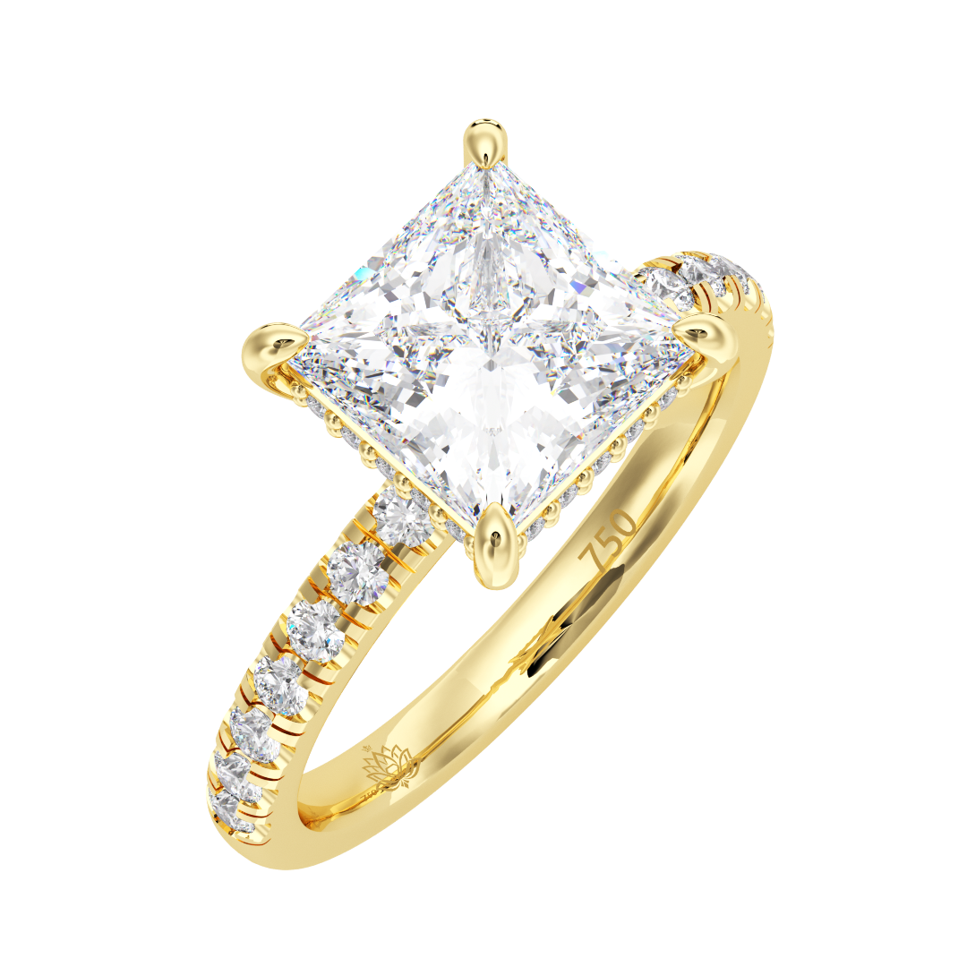 Aurelia Sovereign Princess Cut Solitaire Diamond Ring