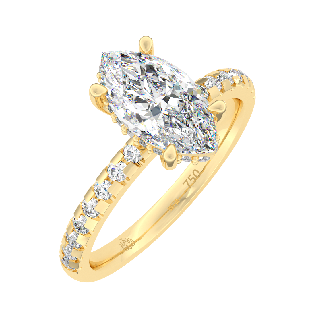 Valérie Marquise Cut Diamond Engagement Ring