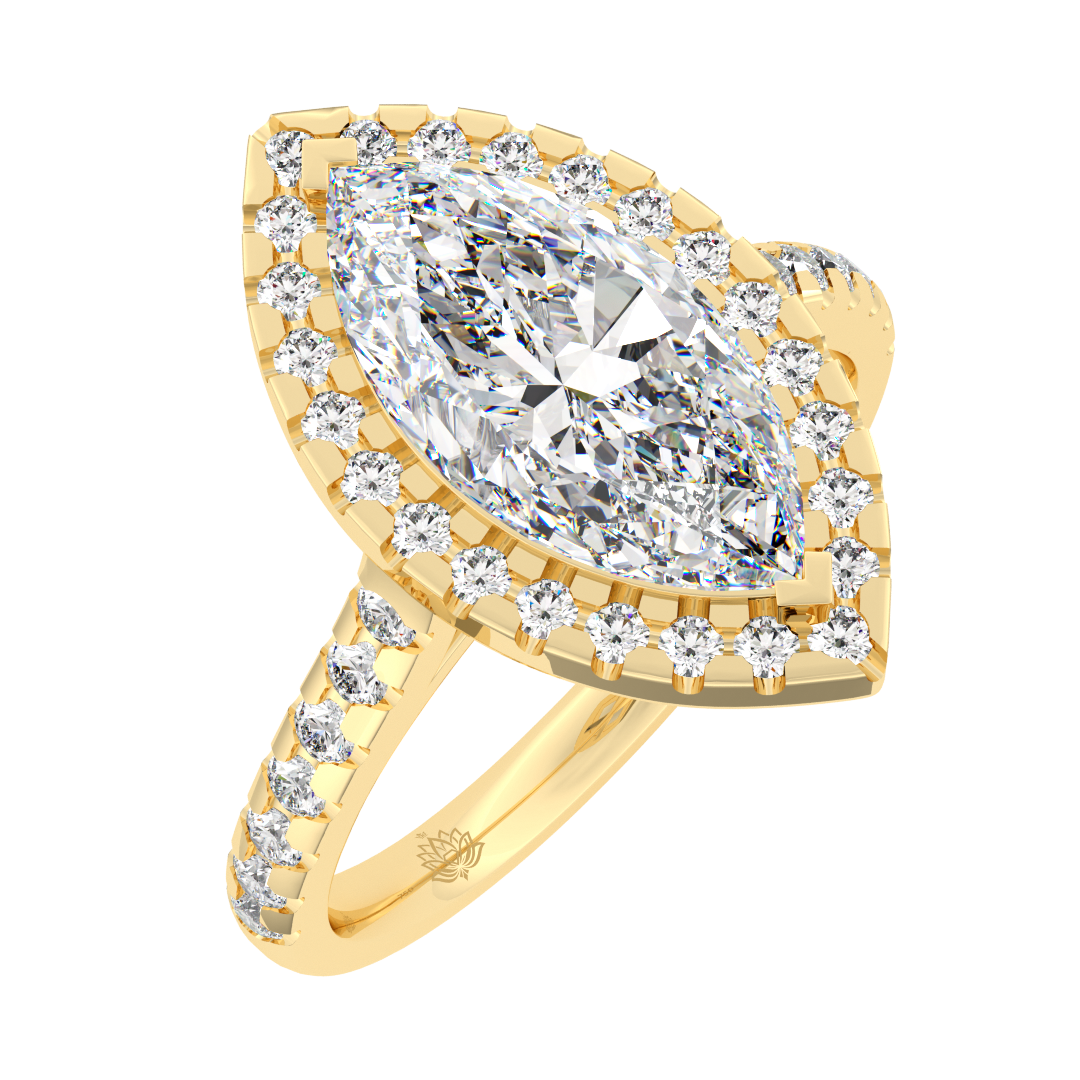 Régine Marquise Cut Diamond Engagement