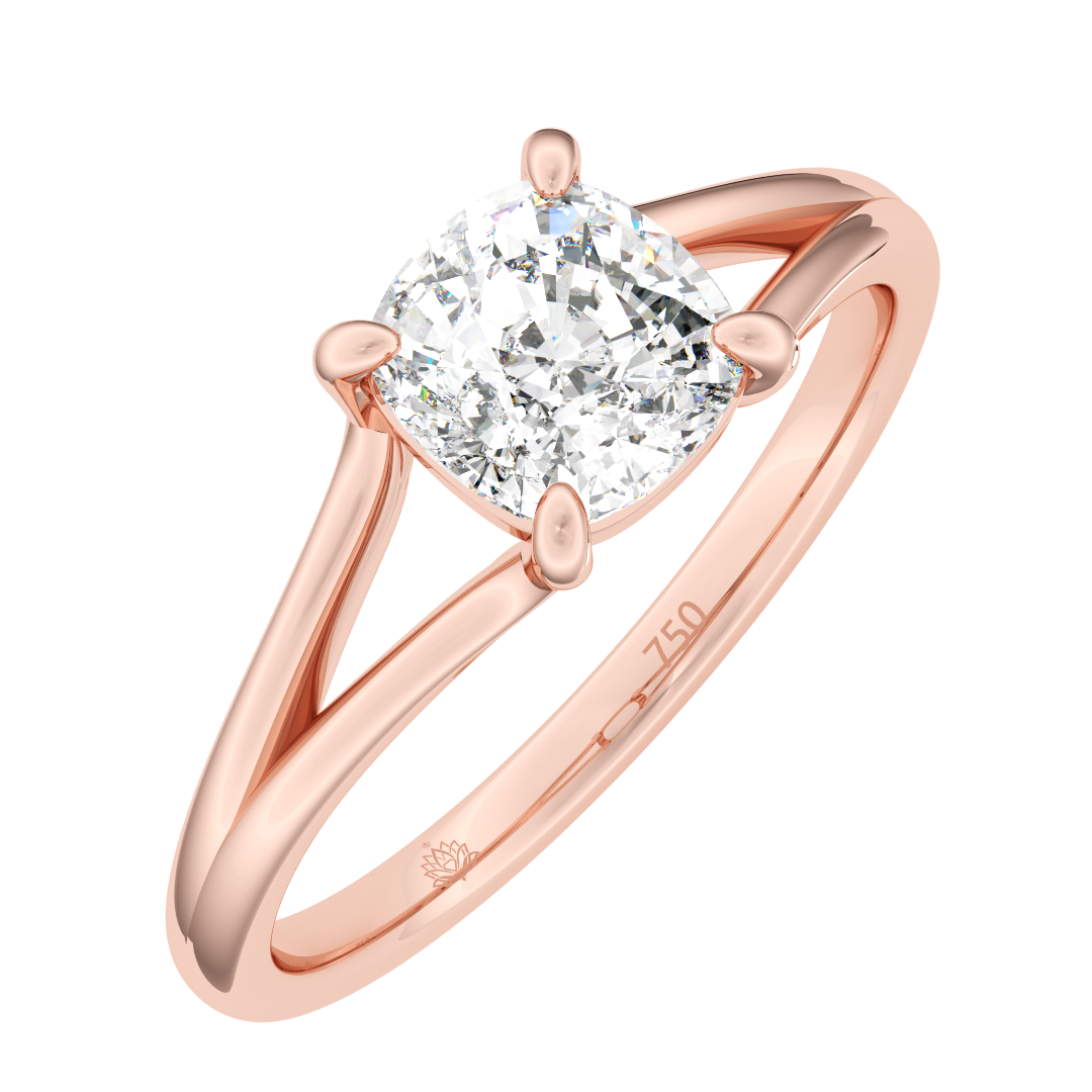 Thérèse Cushion Cut Diamond Engagement Ring