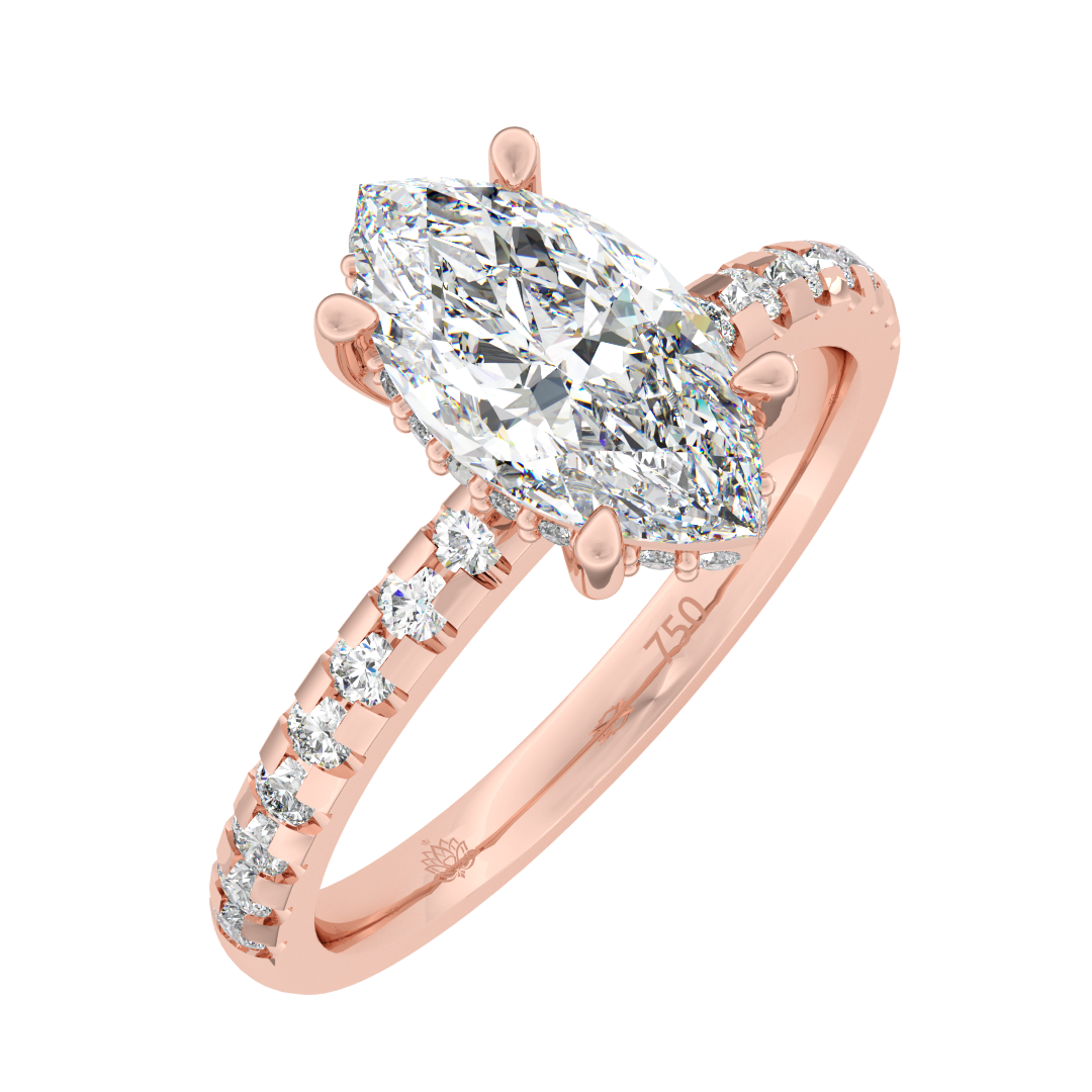 Valérie Marquise Cut Diamond Engagement Ring