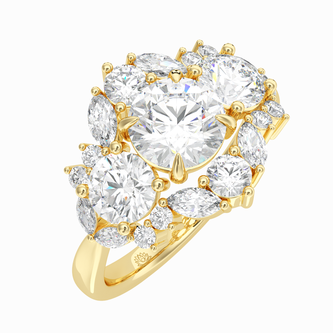 Ophelia Constellation Marquise Band