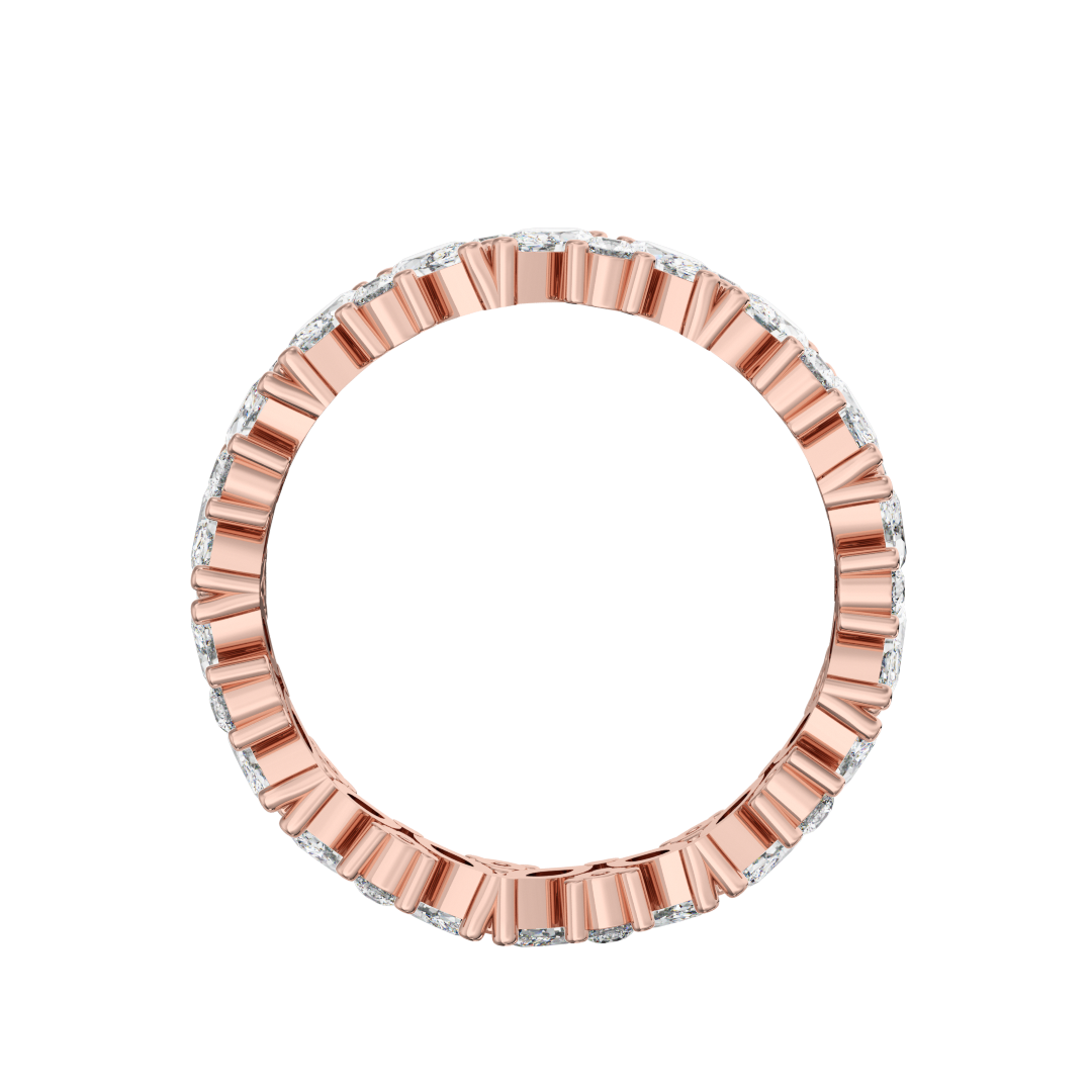 Béatrice Marquise & Round Cut Half Band