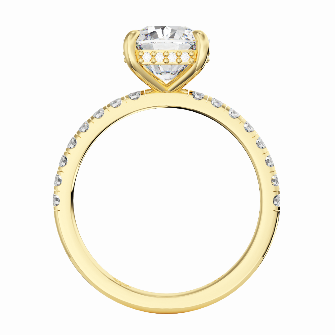 Delphine Lumière Cushion Cut Diamond Band