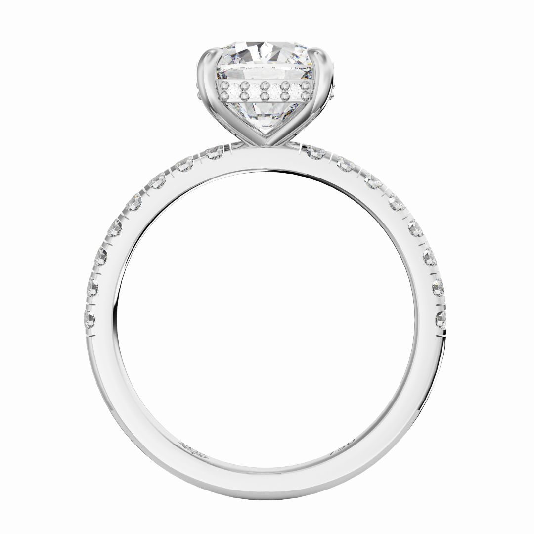 Delphine Lumière Cushion Cut Diamond Band