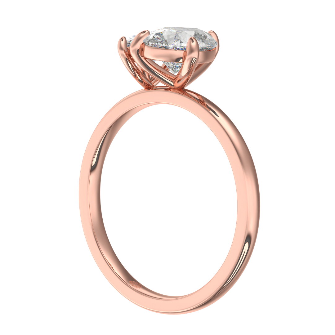 Luminara Toi Et Moi Pear Diamond Ring