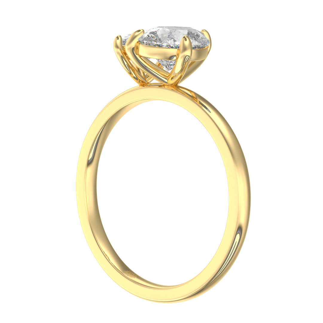 Luminara Toi Et Moi Pear Diamond Ring