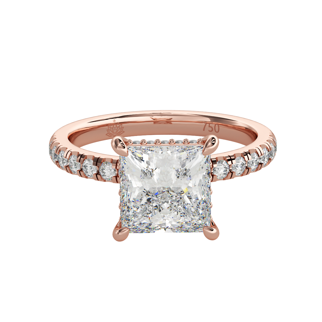 Aurelia Sovereign Princess Cut Solitaire Diamond Ring