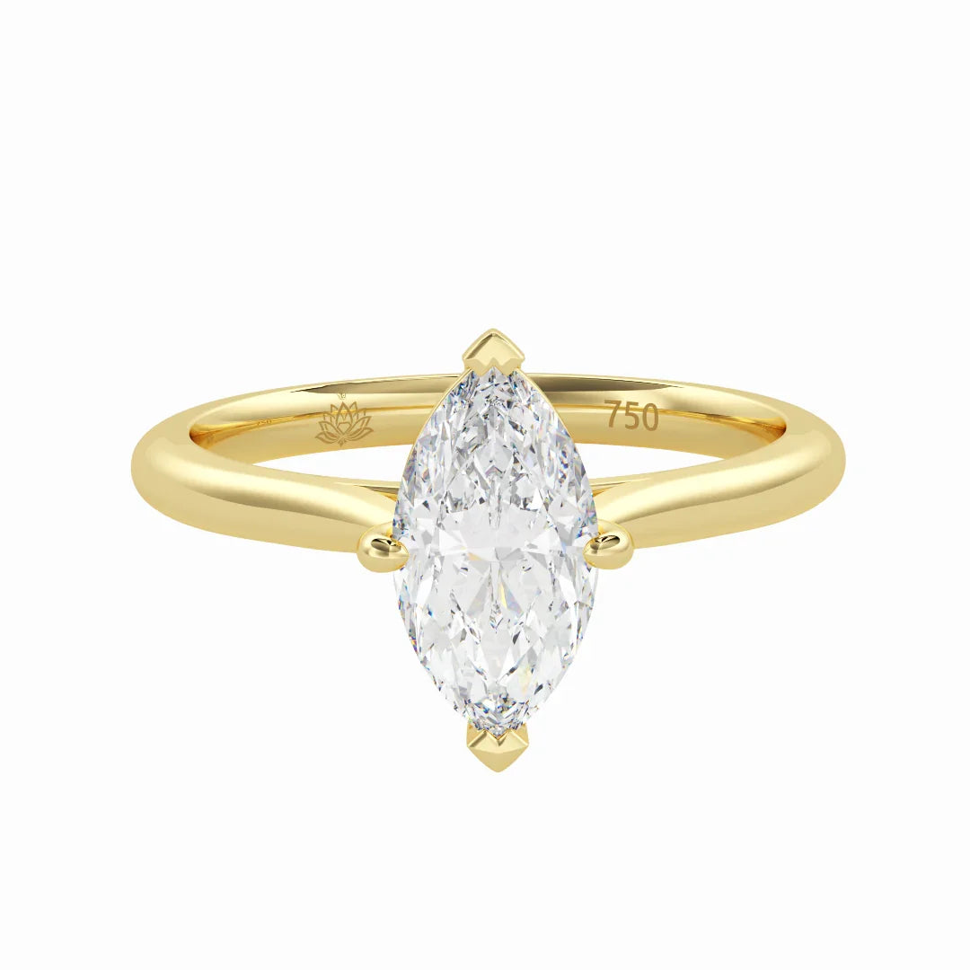 Vivienne Marquise Solitaire Diamond Ring