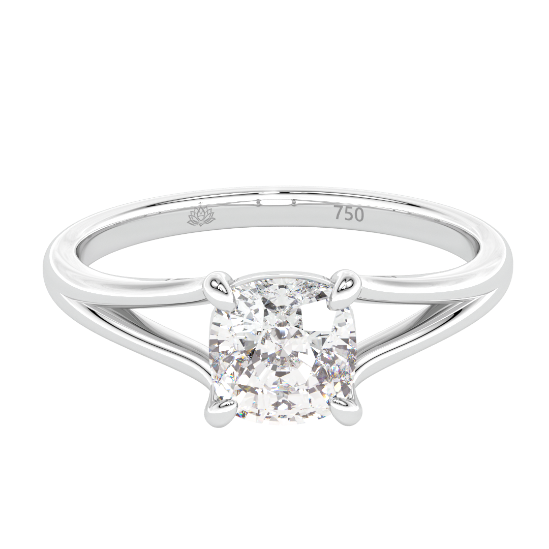 Thérèse Cushion Cut Diamond Engagement Ring