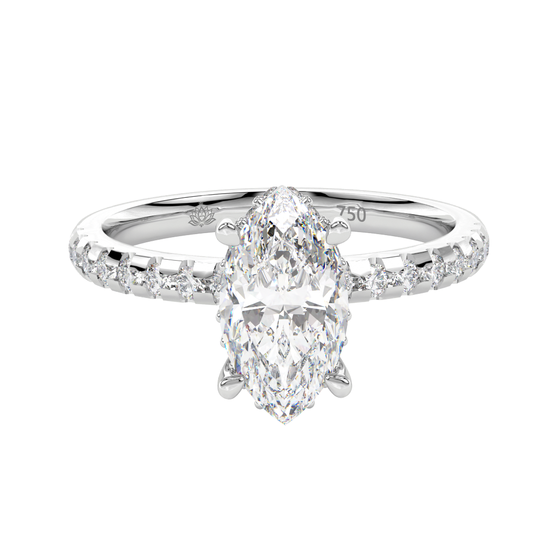 Valérie Marquise Cut Diamond Engagement Ring