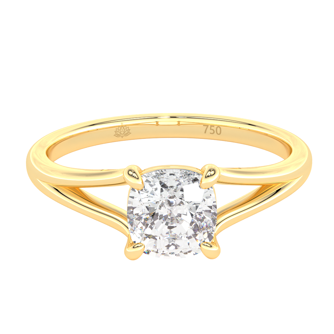 Thérèse Cushion Cut Diamond Engagement Ring
