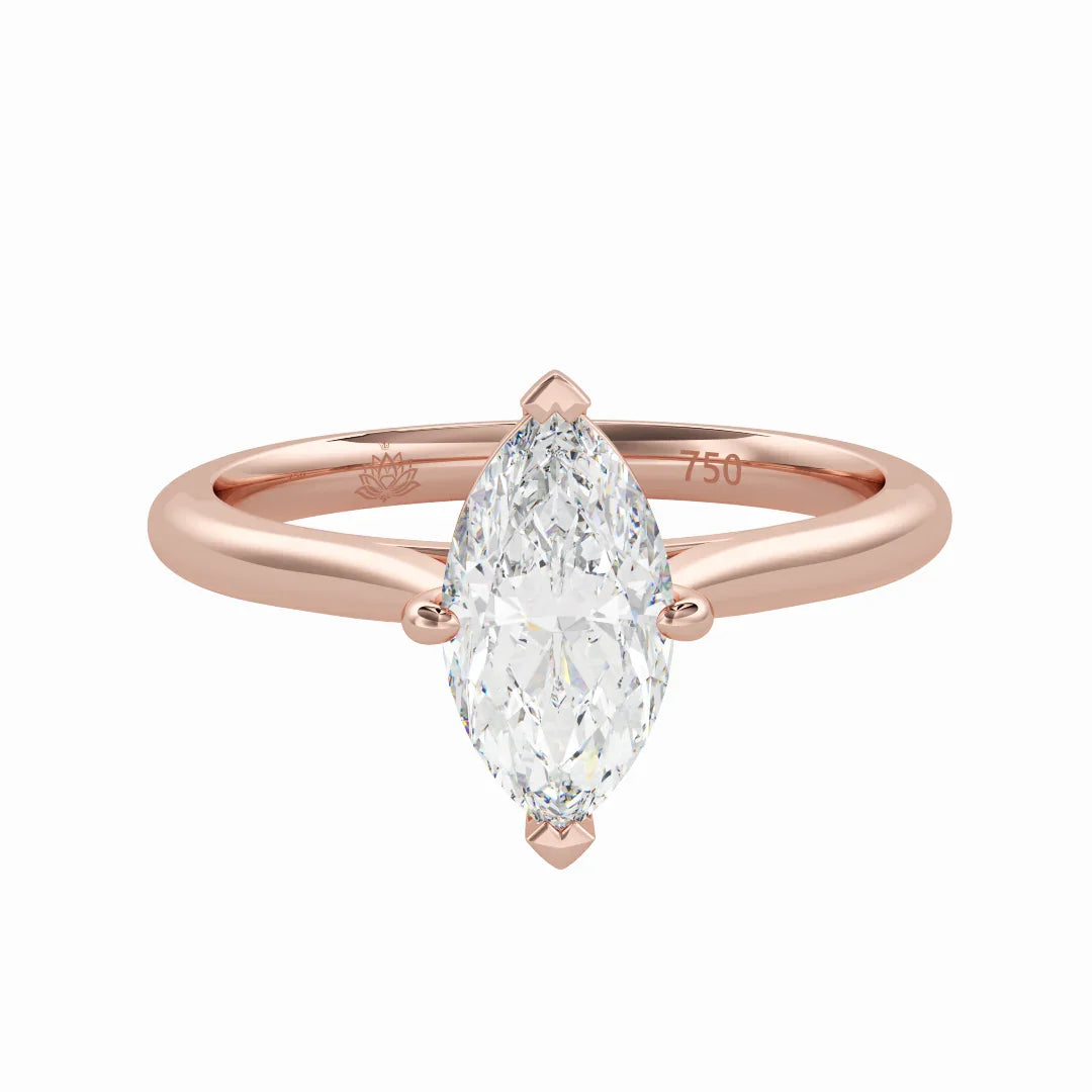 Vivienne Marquise Solitaire Diamond Ring