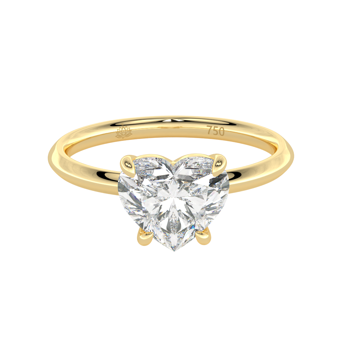 Fabienne Heart Diamond Engagement Ring