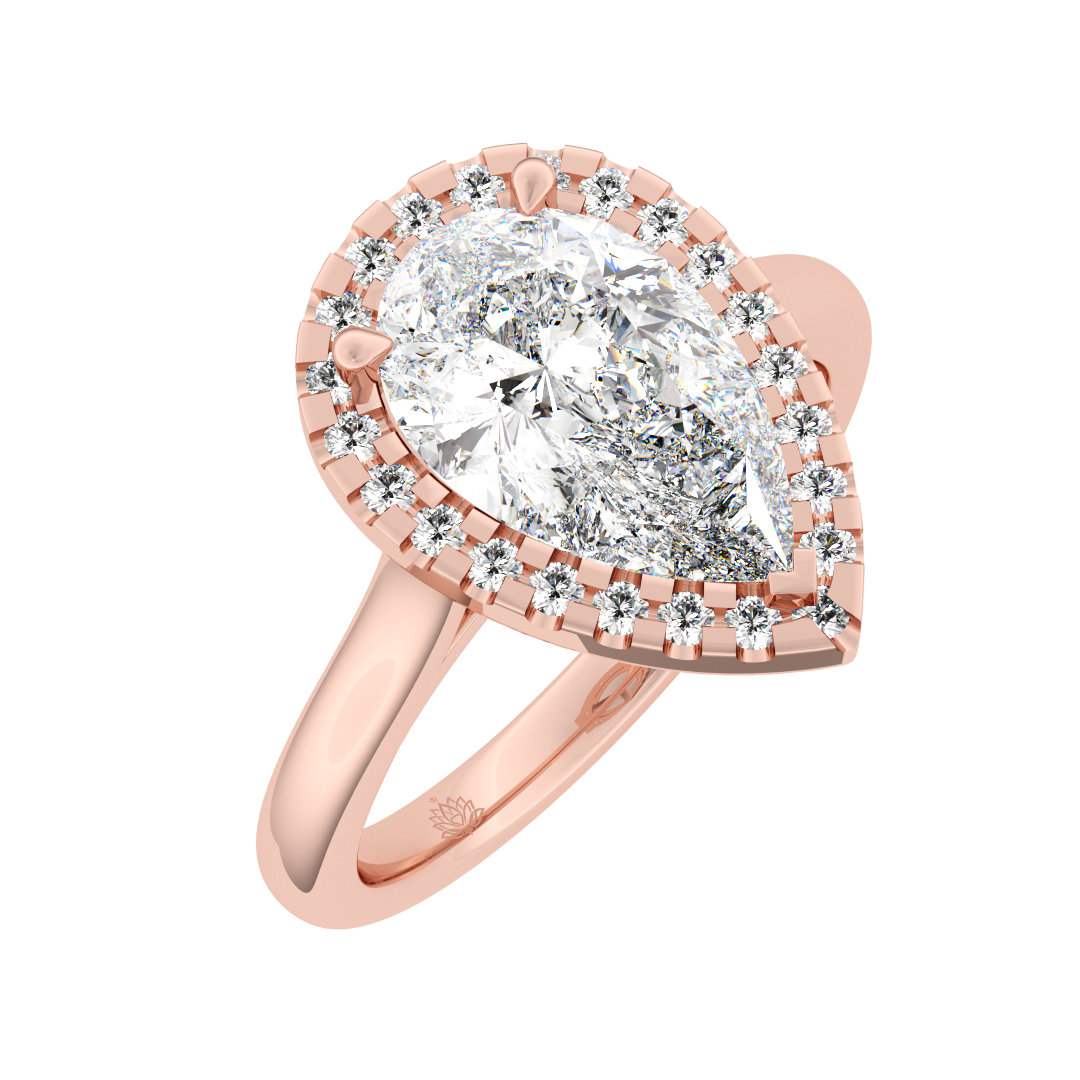 Émilie Pear Cut Diamond Engagement Ring
