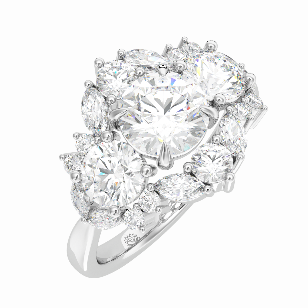 Ophelia Constellation Marquise Band