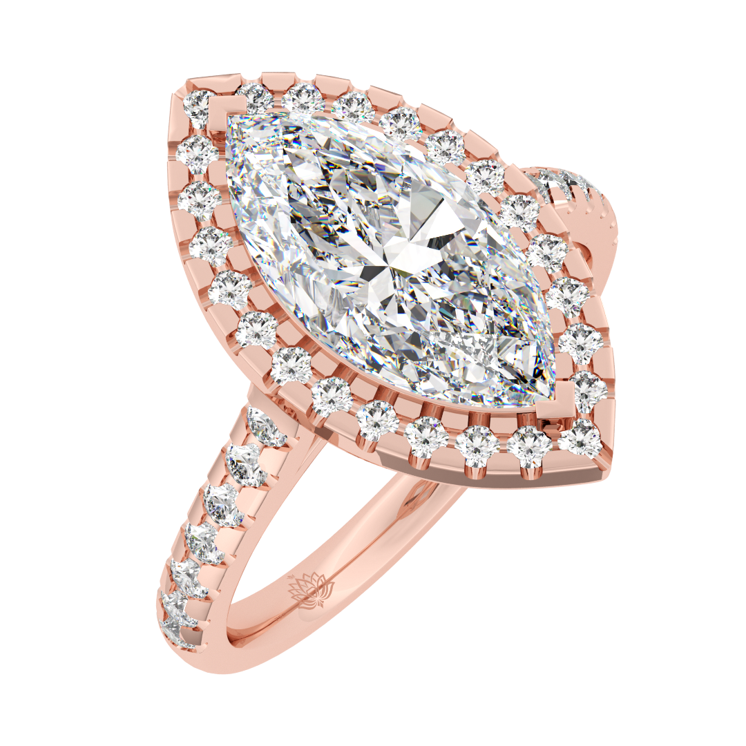 Régine Marquise Cut Diamond Engagement