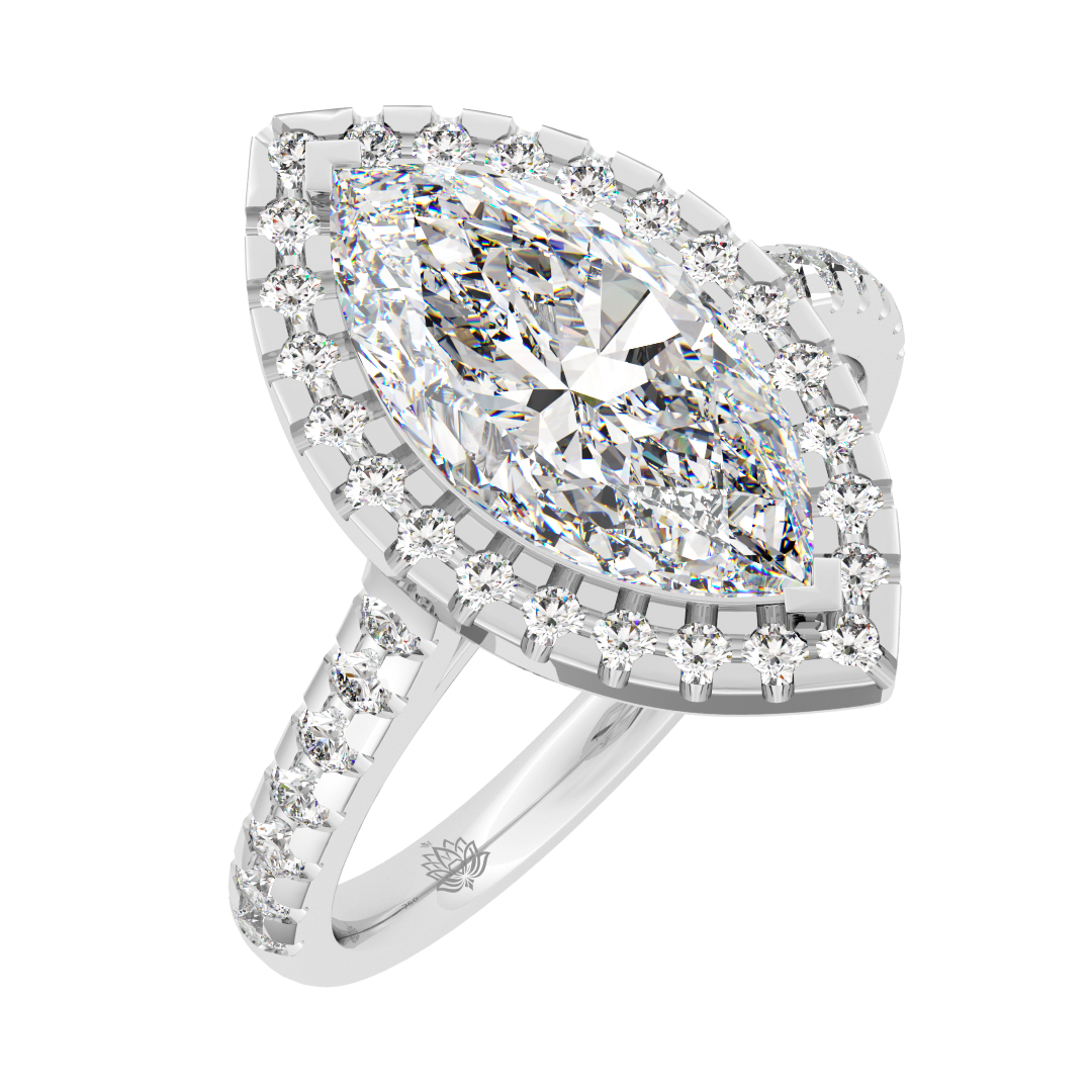 Régine Marquise Cut Diamond Engagement