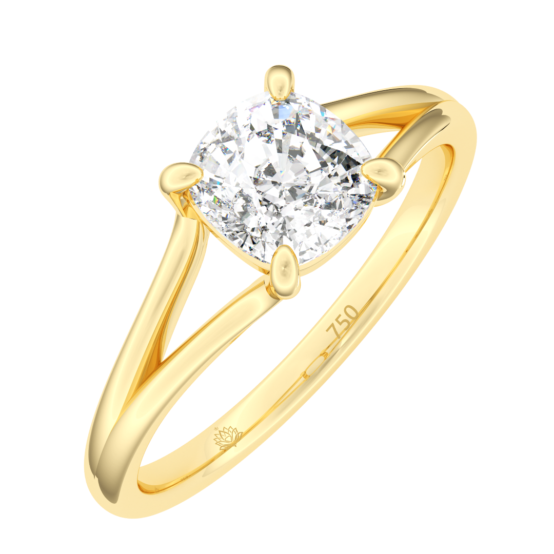 Thérèse Cushion Cut Diamond Engagement Ring
