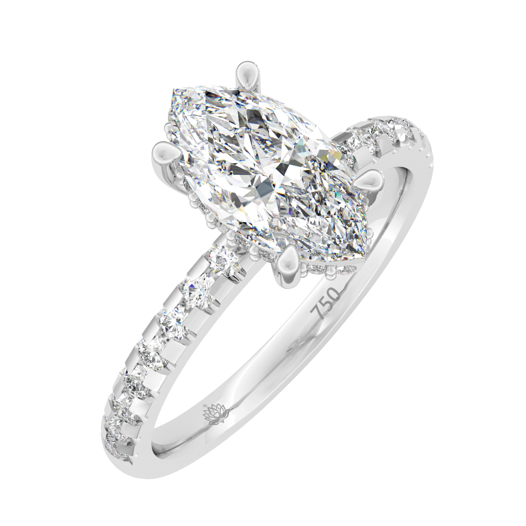 Valérie Marquise Cut Diamond Engagement Ring